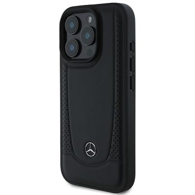 2. Mercedes Urban Lederhülle für iPhone 16 Pro Max – Schwarz