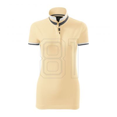 3. Malfini Collar Up W MLI-25785 Bourbon Vanilla Poloshirt