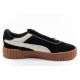 4. Puma Damen-Sportschuhe, Sneaker Carina 3.0, Leder, Schwarz, modisch