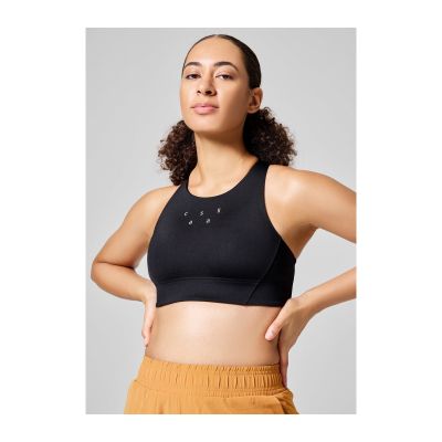 6. CASALL Iconic Longline Sport-BH Schwarz