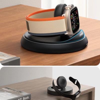 8. Joyroom JR-W12 faltbares induktives Ladegerät für Apple Watch – Schwarz
