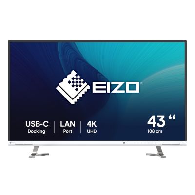 EIZO 108 cm (42,5") EV4340X-WT 16:9 4K 2xHDMI+DP+USB-C IPS-Monitor