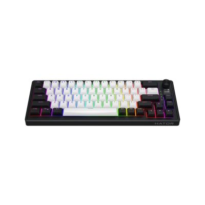 18. HATOR Skyfall 65 MAG ULTIMA 8K kabellose Gaming-Tastatur USB + RF + Bluetooth QWERTZ US-Englisch Schwarz, Weiß