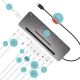 3. i-tec Metal C31FLATDOCKPDPRO Dockingstation, kabelgebunden, USB 3.2 Gen 1 (3.1 Gen 1), Typ-C, Grau