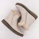 22. Damen-Stiefeletten mit Fellfutter, beige, Rieker Y3481-60