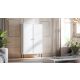 3. PALAZZO BIS Vitrine 100x39x166 weiß matt