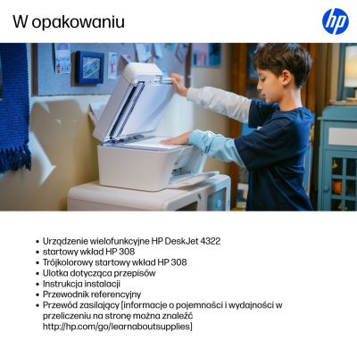 208. HP DeskJet 4322 All-in-One Drucker (A24HNB)