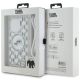 6. Karl Lagerfeld IML Crossbody Monogram Karl & Choupette Head MagSafe Hülle für iPhone 15 Pro – Transparent