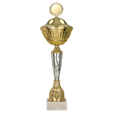 Metallbecher mit Deckel