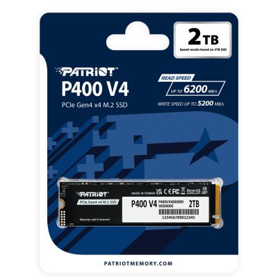 4. Patriot Memory P400 V4 2TB M.2 PCI Express 4.0 NVMe
