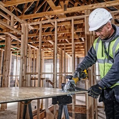 8. 18-V-Akku-Kreissäge DCS571NT von DEWALT