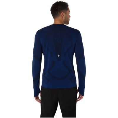 2. ASICS Road Seamless LS Top 2011D356-400 Marineblau L