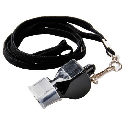 Meteor Wolf plus Trillerpfeife in schwarz