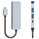 8. HUB Tech-Protect V2 4in1 USB-C – USB-A 3.0 / USB-A 2.0 / USB-C / HDMI – Grau