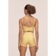 6. CASALL Ultra High Waist Hot Pant Damen-Trainingsleggings Gelb