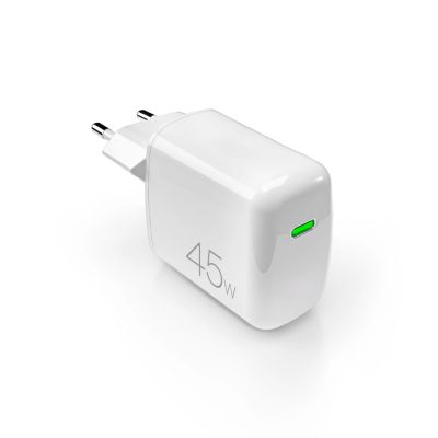Puro Super Mini 45W PD GaN USB-C Wandladegerät – Weiß