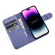 10. iCarer Wallet Case 2in1 Cover iPhone 14 Pro Max Leder Flip Cover Anti-RFID Hellviolett (WMI14220728-LP)