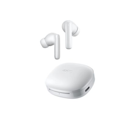 4. QCY T13 Pro Kabellose In-Ear-Kopfhörer mit Geräuschunterdrückung (ANC) – Weiß