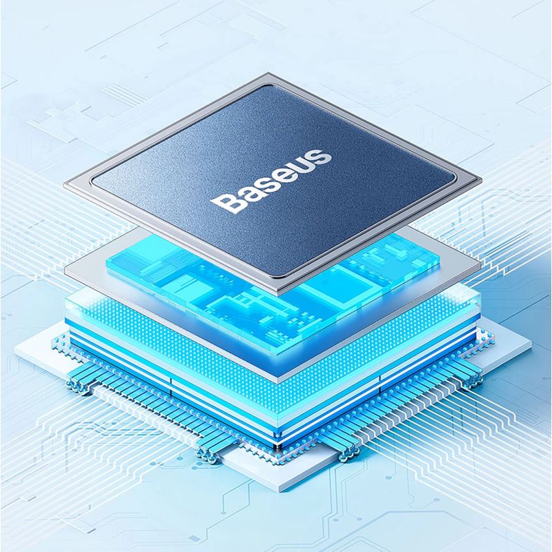 13. Baseus Airpow Schnelllade-Powerbank 20W 30000mAh mit USB-C - 30cm USB-C-Kabel - Schwarz