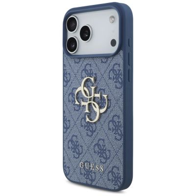 2. Guess 4G Big Logo Hülle für iPhone 17 Pro Max / 18 Pro Max - Blau