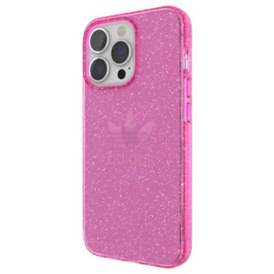 3. Adidas OR Schutzhülle Clear Case Glitter für iPhone 13 Pro / iPhone 13 - Pink