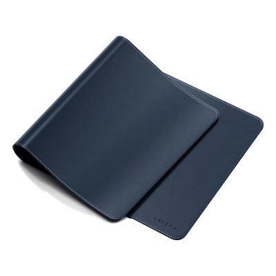 4. Satechi Premium Schreibtischunterlage aus veganem Leder (Blau)