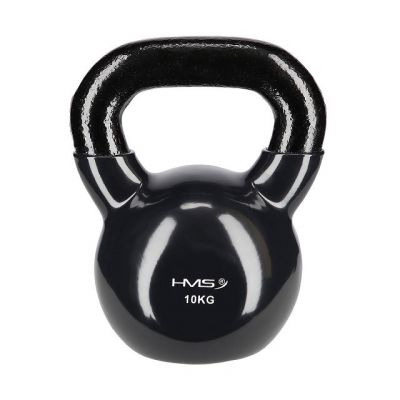 Vinyl-Kettlebell 10 kg schwarz HMS KNV10