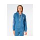 5. RIP CURL Wave Shapers Zip Through Sweatshirt - Blau