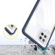 6. Klare 3in1 Hülle für Samsung Galaxy A42 5G Frame Gel Cover Blau