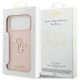8. Guess Silikonhülle mit großem 4G-Schriftzug für iPhone 17 Pro Max – Pink