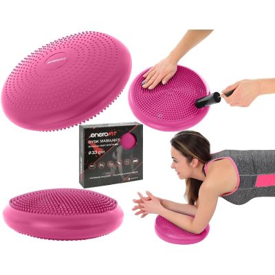 13. SENSORMOTOR DISC PILLOW WITH PUMP 33 CM PINK ENERO FIT