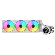 COUGAR CGR-PSDVARGB-W-360 All-in-One-Flüssigkeitskühler für Prozessoren, 12 cm, Weiß