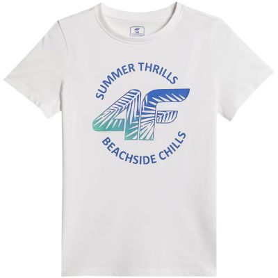 2. Jungen-T-Shirt 4F M3284 weiß 4FJWSS26TTSHM3284 10S