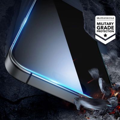 4. ESR Tempered Glass 2-PACK für iPhone 16 – transparent