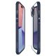 12. Spigen Crystal Hybrid-Hülle für iPhone 15 Plus – transparent und blau