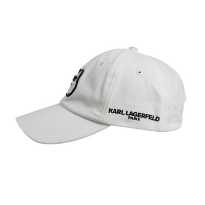 4. Karl Lagerfeld Paris Choupette Strapback-Cap Weiß – L5WH7944 wht