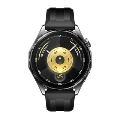 Huawei WATCH GT 6 46 mm Smartwatch mit GPS und AMOLED-Display, wasserdicht, Schwarz