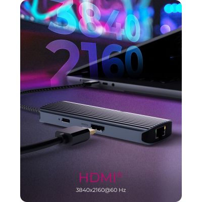 2. ICY BOX IB-DK4034a-CPD Kabelgebundener USB 3.2 Gen 1 (3.1 Gen 1) Typ-C-USB-Stick, Aluminium, Silber