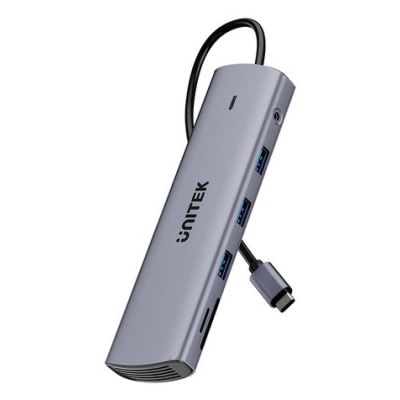 2. UNITEK D1113BGY01 Hubs und Konzentratoren 2 x USB 3.2 Gen 2 (3.1 Gen 2) Typ-C 1000 Mbit/s Grau