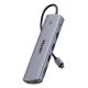 2. UNITEK D1113BGY01 Hubs und Konzentratoren 2 x USB 3.2 Gen 2 (3.1 Gen 2) Typ-C 1000 Mbit/s Grau