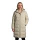 11. CMP Damen Lange Winterjacke Isolierter Wasserdichter Mantel Beige (34K0096/A238)