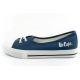2. Lee Cooper Damenschuhe, sportliche blaue Slip-On-Ballerinas