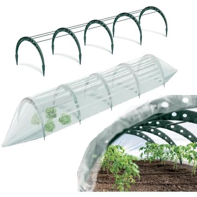 17. FLOO GEWÄCHSHAUS-FOLIETUNNEL 240CM WALDGRÜN