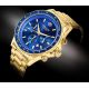 2. Giewont Herrenuhr Chronograph Saphir Gold Blau GW3520-B5