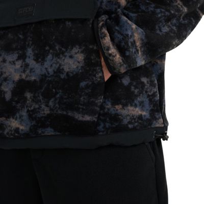 6. Herren-Fleece-Sweatshirt 4F M427 mehrfarbig allover 4FWAW25TFLEM427 90A