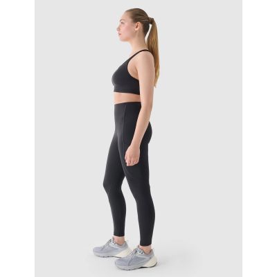 3. 4F Lauf-Leggings mit hoher Taille für Damen 4FWAW24TFTIF267-22S