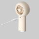 7. Jisulife Handventilator Life5 Plus 4000 mAh Tragbarer Mini-Gebläse-USB-Ventilator - Beige