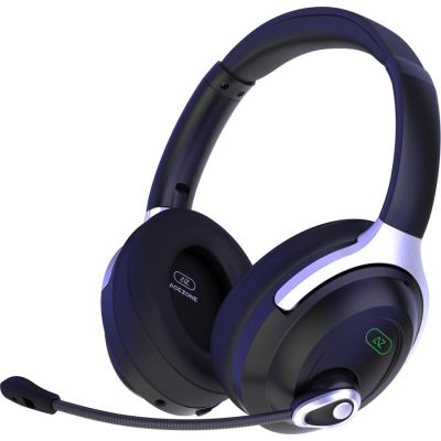 Acezone A-Spire Kabelgebundenes und kabelloses Gaming-Headset mit Kopfband, USB Typ-C, Bluetooth, Schwarz