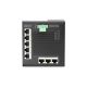 24. 8-Port Gigabit Ethernet Switch, DIN-Montage, erweiterter Temperaturbereich.