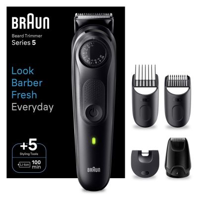 4. Braun Barttrimmer 5 80708197 Barttrimmer Akku 40 2 cm Schwarz